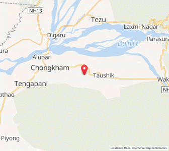 Map of Mpong, Arunachal Pradesh