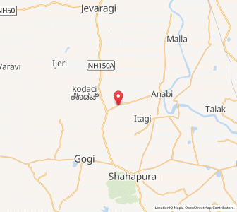 Map of Mudbal, Karnataka
