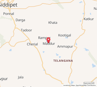 Map of Muddur, Andhra Pradesh