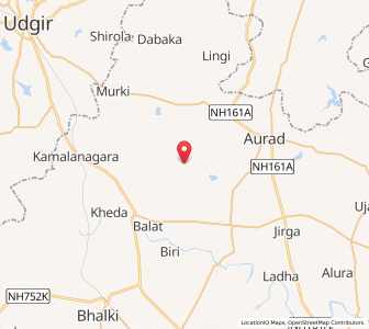 Map of Mudhol Buzurg, Karnataka