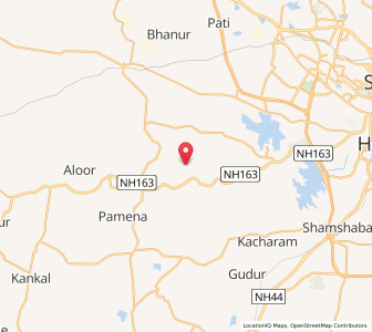 Map of Mudimial, Andhra Pradesh