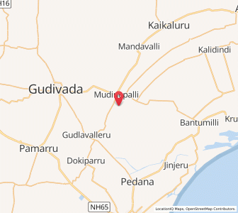 Map of Mudinepalle, Andhra Pradesh