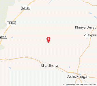 Map of Mudra, Madhya Pradesh