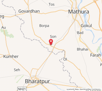 Map of Mugarra, Uttar Pradesh