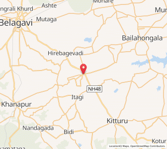 Map of Mugutkhan Hubli, Karnataka