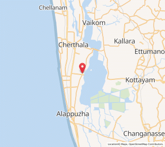 Map of Muhamma, Kerala