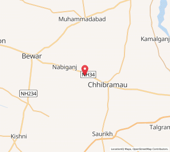 Map of Muhammadpur Kirat, Uttar Pradesh