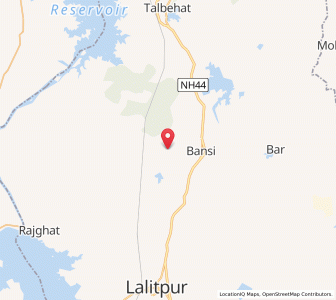Map of Muharo, Uttar Pradesh