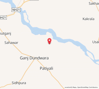 Map of Muini, Uttar Pradesh