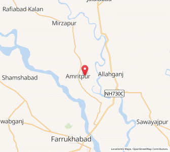 Map of Mujha, Uttar Pradesh