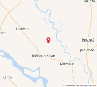 Map of Mujhai, Uttar Pradesh