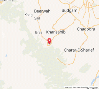 Map of Mujhpathar, Kashmir