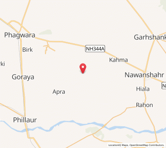 Map of Mukandpur, Punjab