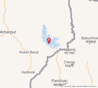 Map of Mukhachariduar, Tripura