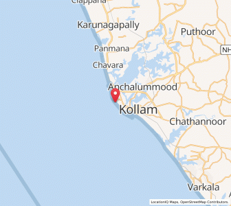 Map of Mukkad, Kerala