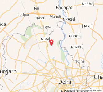 Map of Mukmelpur, NCT
