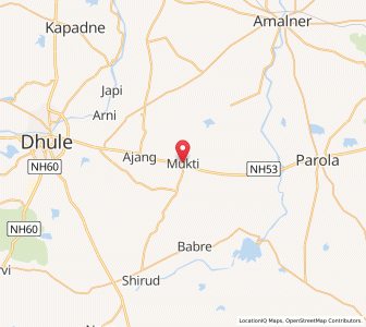 Map of Mukti, Maharashtra