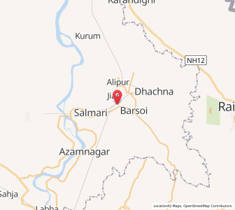 Map of Mukuria, Bihar