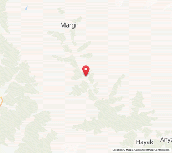 Map of Mul Warwan, Kashmir