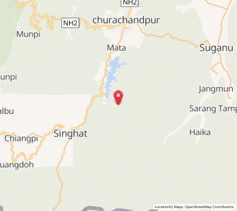 Map of Mulam, Manipur