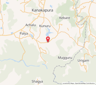 Map of Mulhalli, Karnataka