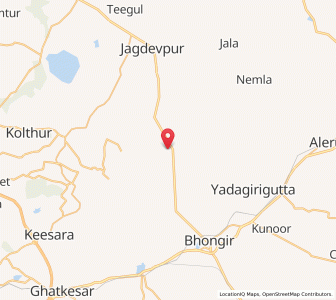 Map of Mulkalpalli, Andhra Pradesh