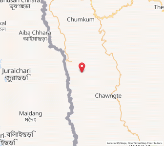 Map of Mullianpui, Mizoram