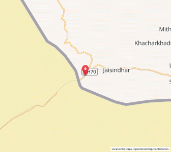 Map of Munaba, Rajasthan