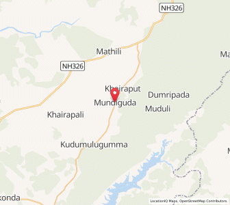 Map of Mundaguda, Odisha