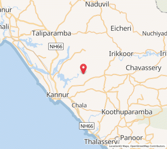 Map of Munderi, Kerala