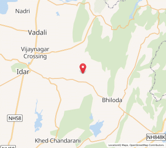 Map of Mundeti, Gujarat