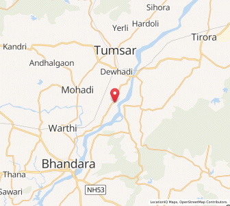 Map of Mundhri, Maharashtra