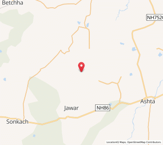 Map of Mundla, Madhya Pradesh