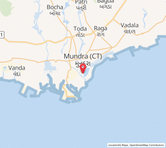 Map of Mundra Bandar, Gujarat