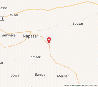 Map of Mundsar, Rajasthan