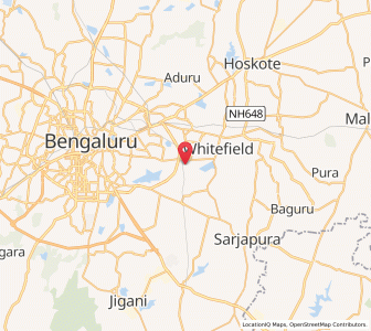 Map of Munekollal, Karnataka