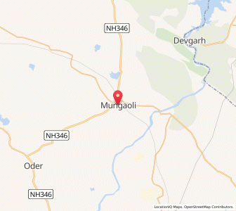 Map of Mungaoli, Madhya Pradesh