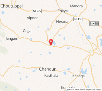 Map of Mungod, Andhra Pradesh