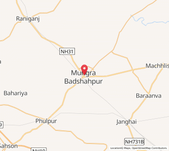 Map of Mungra Badshahpur, Uttar Pradesh
