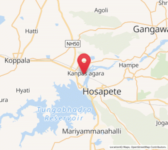 Map of Munirabad, Karnataka