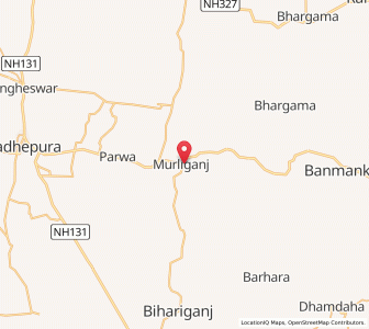 Map of Murliganj, Bihar