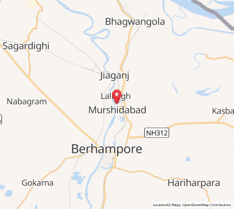 Map of Murshidabad, West Bengal