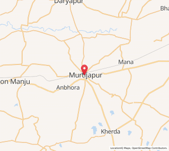 Map of Murtajapur, Maharashtra
