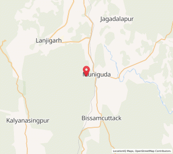 Map of Murtili, Odisha