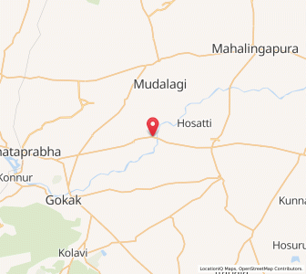 Map of Musguppi, Karnataka