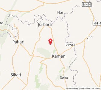 Map of Musipur, Rajasthan