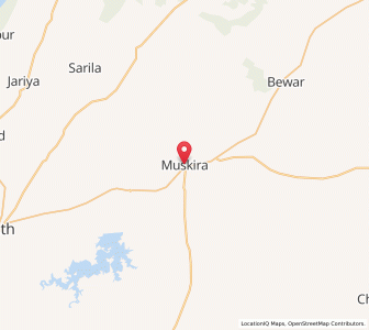 Map of Muskira, Uttar Pradesh