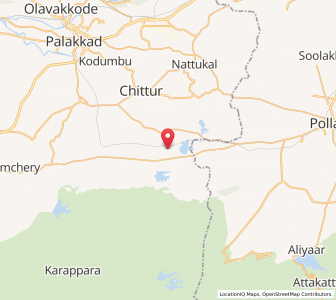 Map of Muthalamada, Kerala