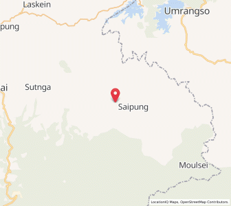 Map of Mutong, Meghalaya