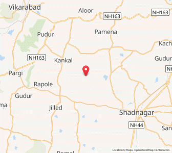 Map of Mutupur, Andhra Pradesh